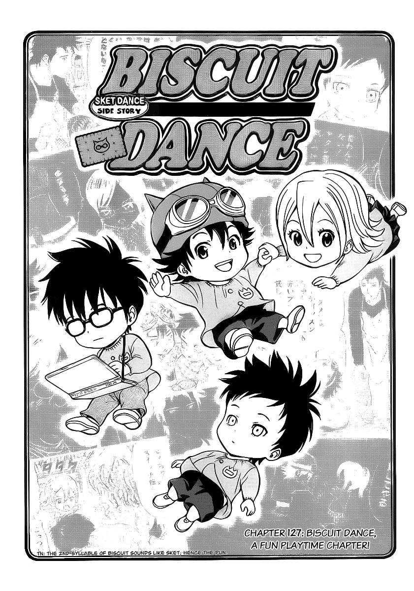 Sket Dance Chapter 127 page 1 - Chapter 127: Biscuit Dance, a Fun Playtime Chapter
