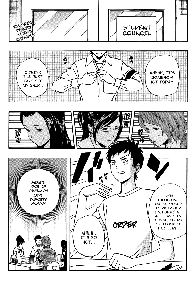 Sket Dance Chapter 130 page 1 - Chapter 130: Tsubaki's Lame T-shirt Collection