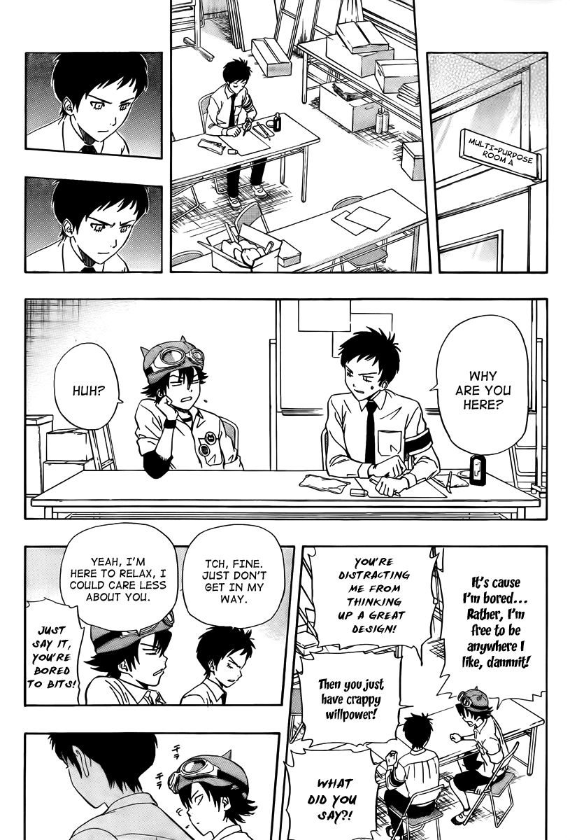 Sket Dance Chapter 130 page 8 - Chapter 130: Tsubaki's Lame T-shirt Collection