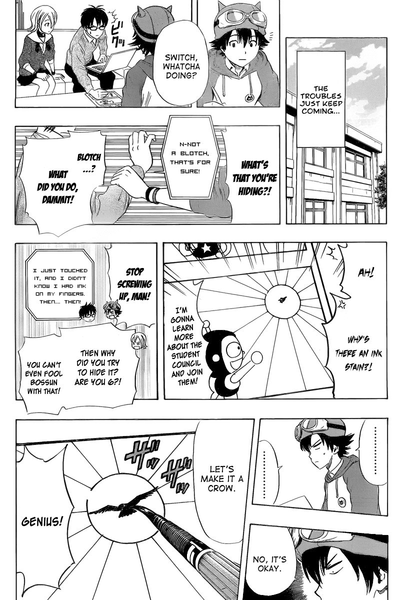 Sket Dance Chapter 141 page 14 - Chapter 141: A Record of the Student Council Executives' Recruitment Manga