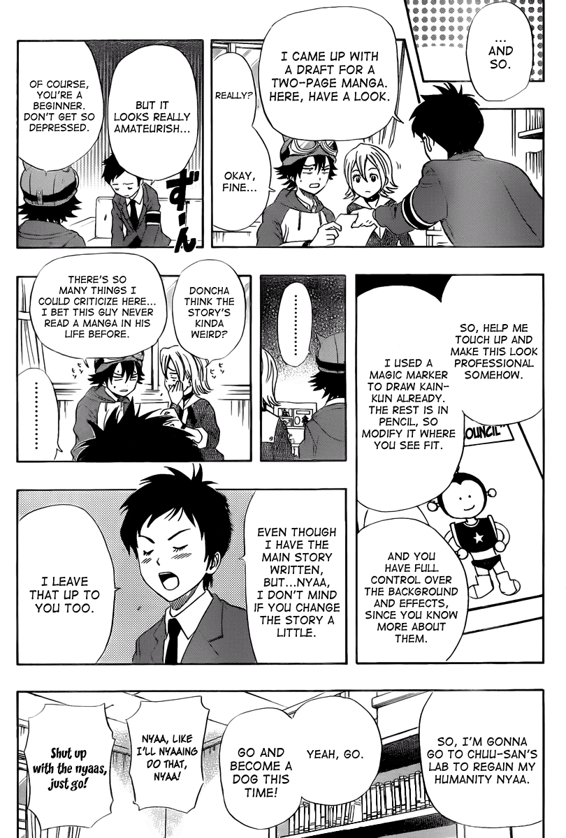 Sket Dance Chapter 141 page 8 - Chapter 141: A Record of the Student Council Executives' Recruitment Manga