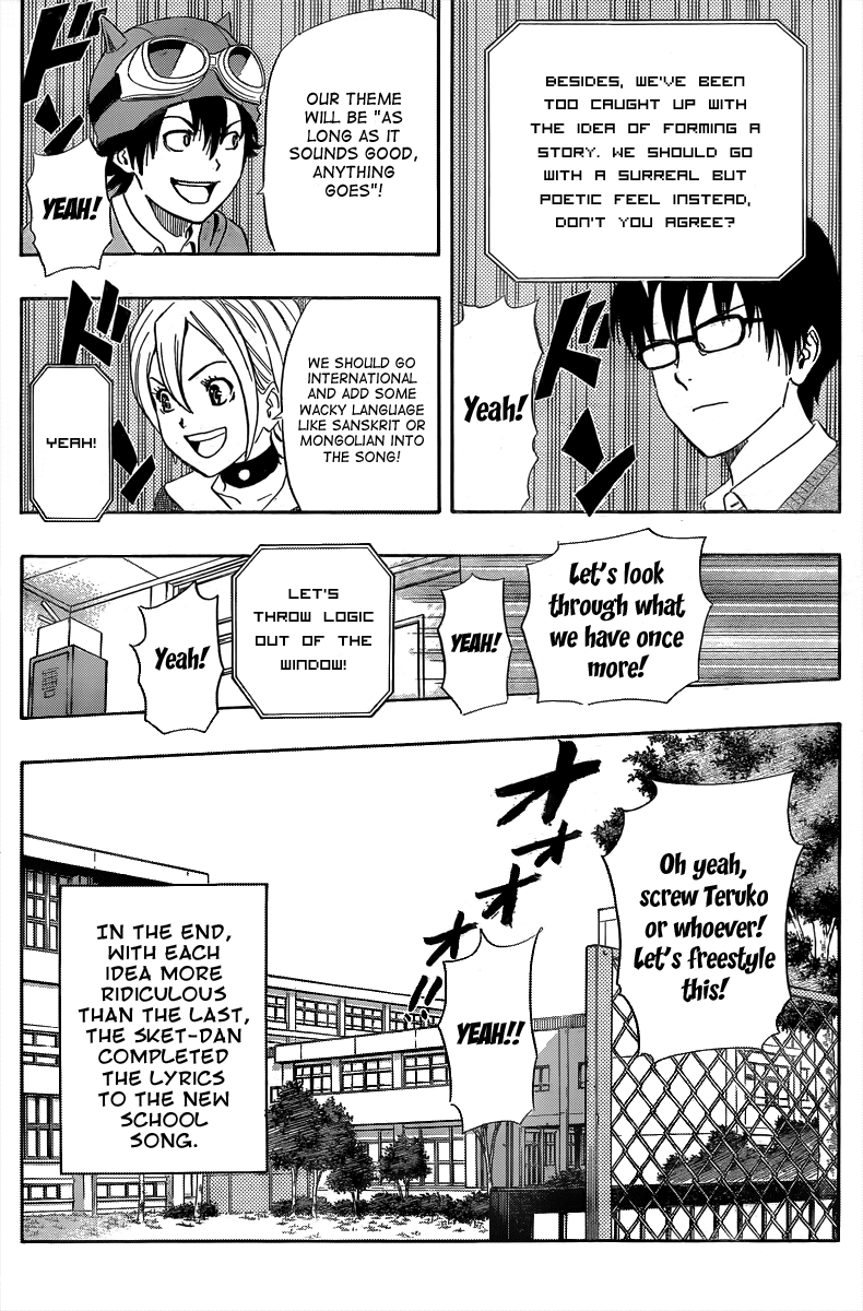 Sket Dance Chapter 151 page 16 - Chapter 151: The Secret Story of the Creation of Kaimei High School's New Anthem