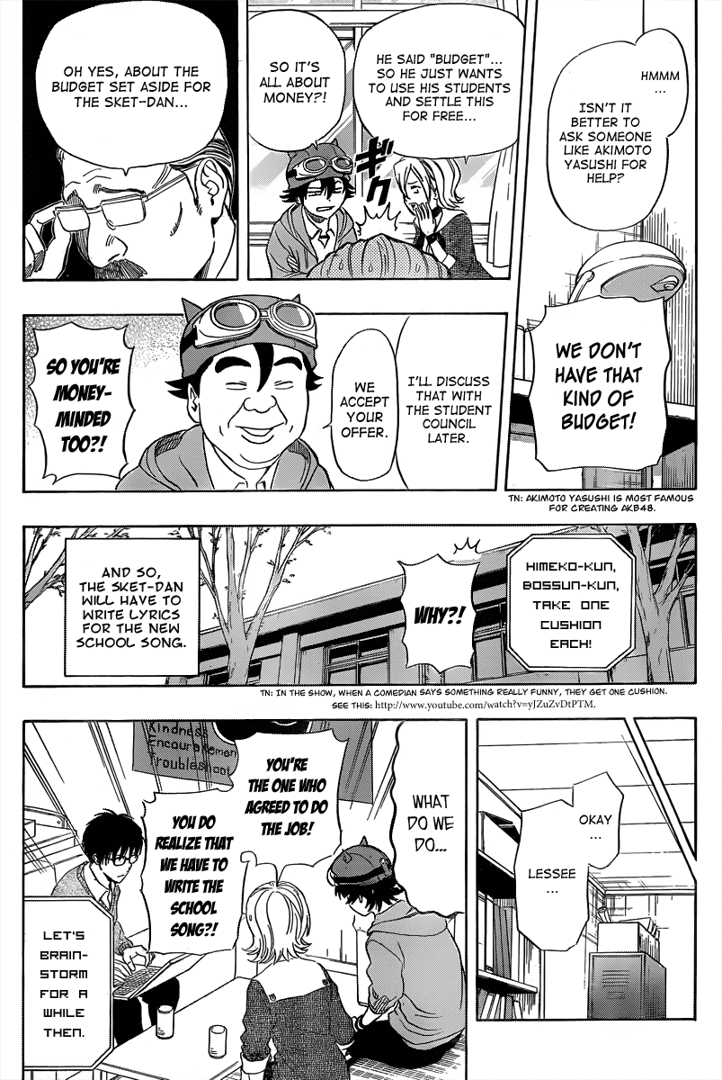 Sket Dance Chapter 151 page 5 - Chapter 151: The Secret Story of the Creation of Kaimei High School's New Anthem