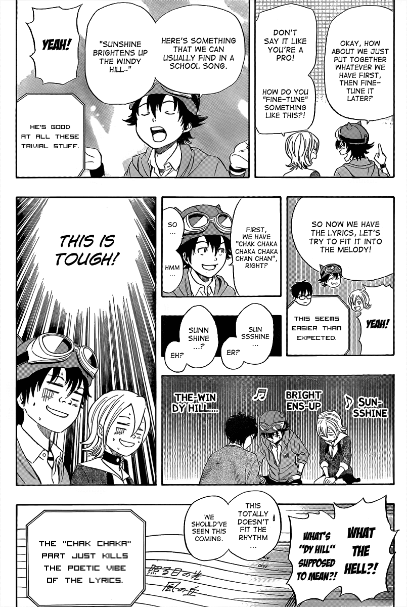 Sket Dance Chapter 151 page 6 - Chapter 151: The Secret Story of the Creation of Kaimei High School's New Anthem