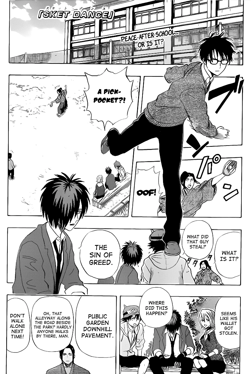 Sket Dance Chapter 152 page 1 - Chapter 152: Chase Kagerō!