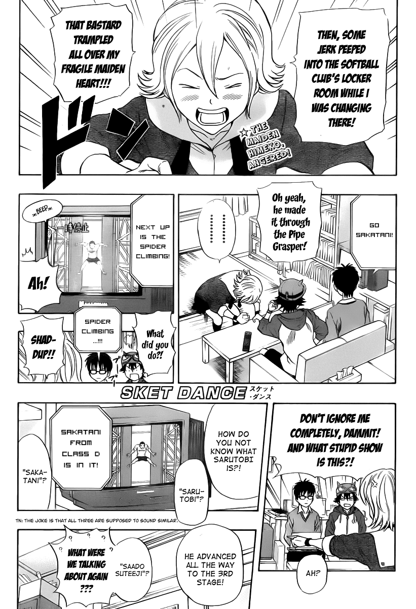Sket Dance Chapter 154 page 1 - Chapter 154: A Perverted Criminal and 8 Eccentric People