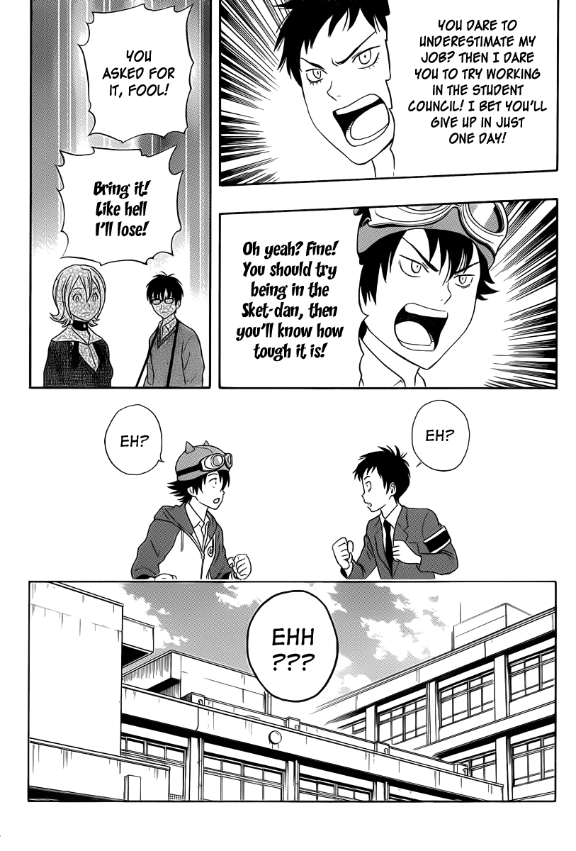 Sket Dance Chapter 161 page 17 - Chapter 161: Roomshare Slapstick