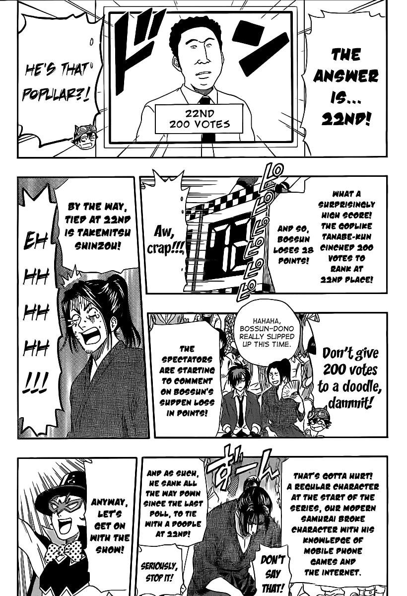 Sket Dance Chapter 164 page 14 - Chapter 164: The Second Character Popularity Contest Results Announcement