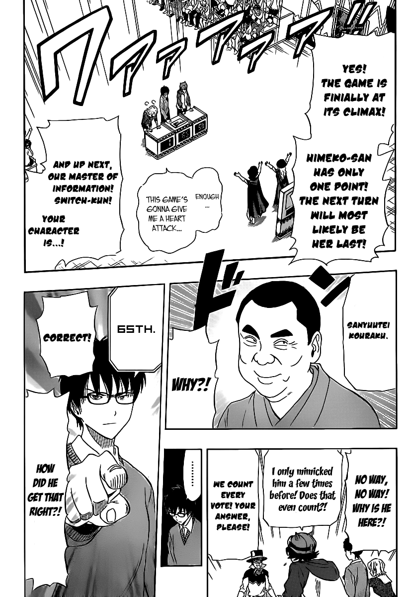 Sket Dance Chapter 164 page 18 - Chapter 164: The Second Character Popularity Contest Results Announcement