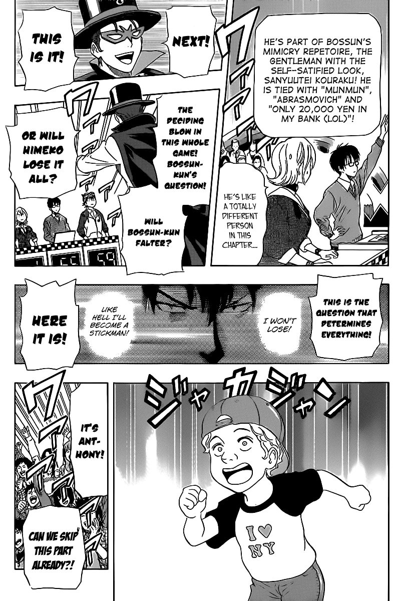 Sket Dance Chapter 164 page 19 - Chapter 164: The Second Character Popularity Contest Results Announcement