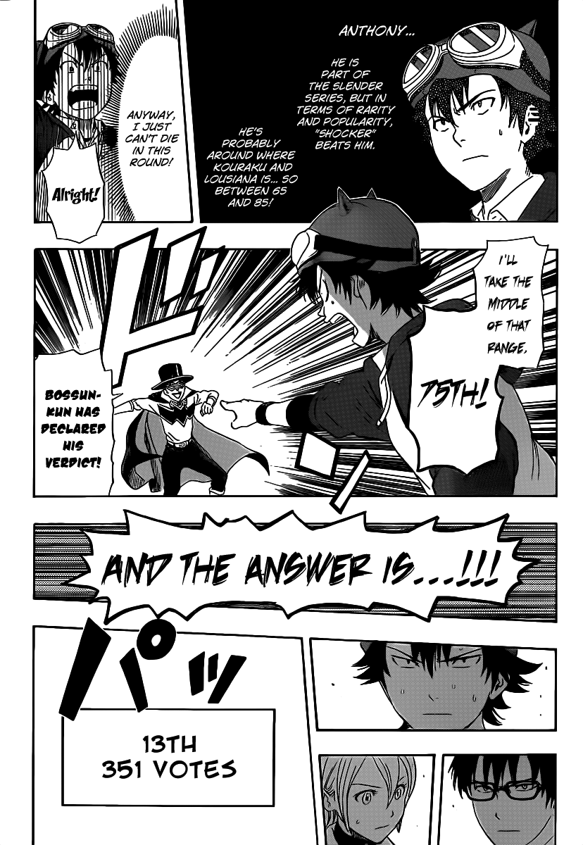 Sket Dance Chapter 164 page 20 - Chapter 164: The Second Character Popularity Contest Results Announcement