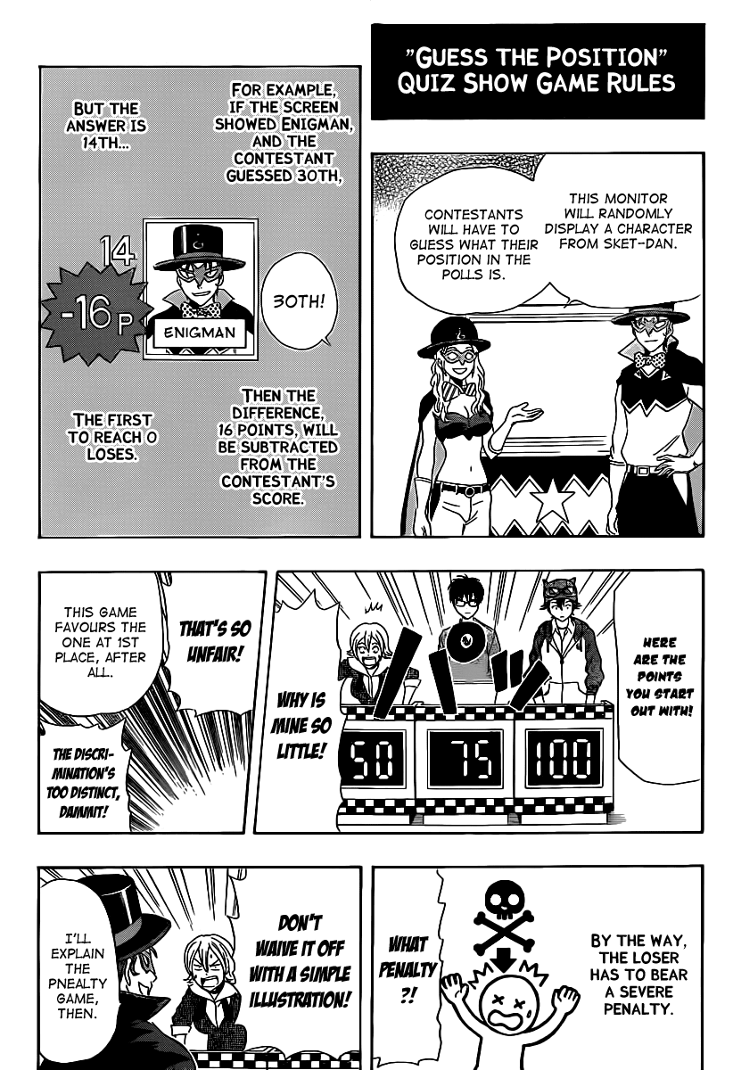 Sket Dance Chapter 164 page 5 - Chapter 164: The Second Character Popularity Contest Results Announcement