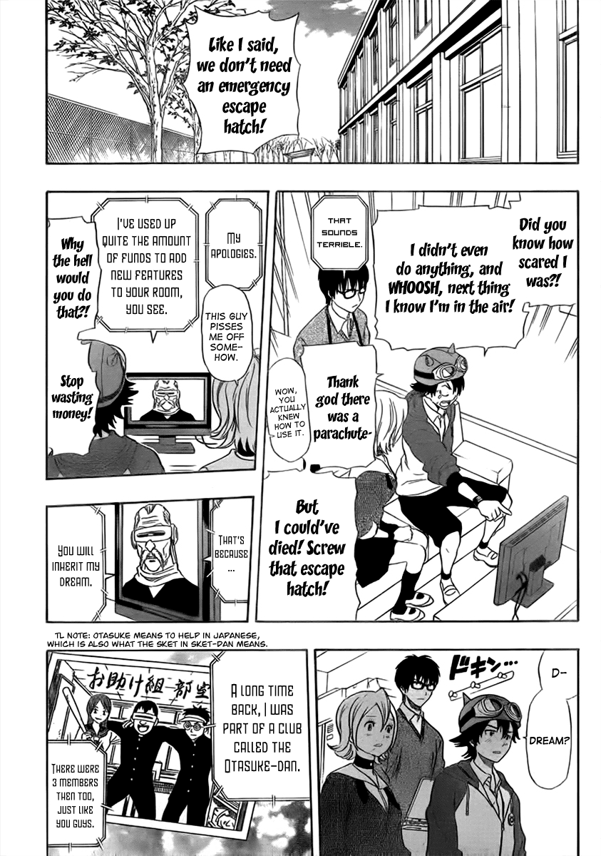 Sket Dance Chapter 166 page 8 - Chapter 166: Renovation!! Dramatically, Subtly, Hastily