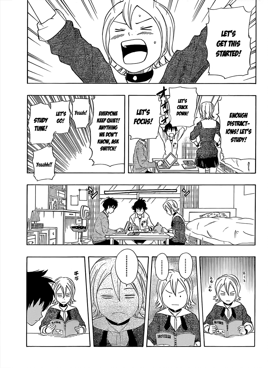 Sket Dance Chapter 169 page 12 - Chapter 169: The Let's Work Together to Increase Our Powers of Concentration Study Meeting