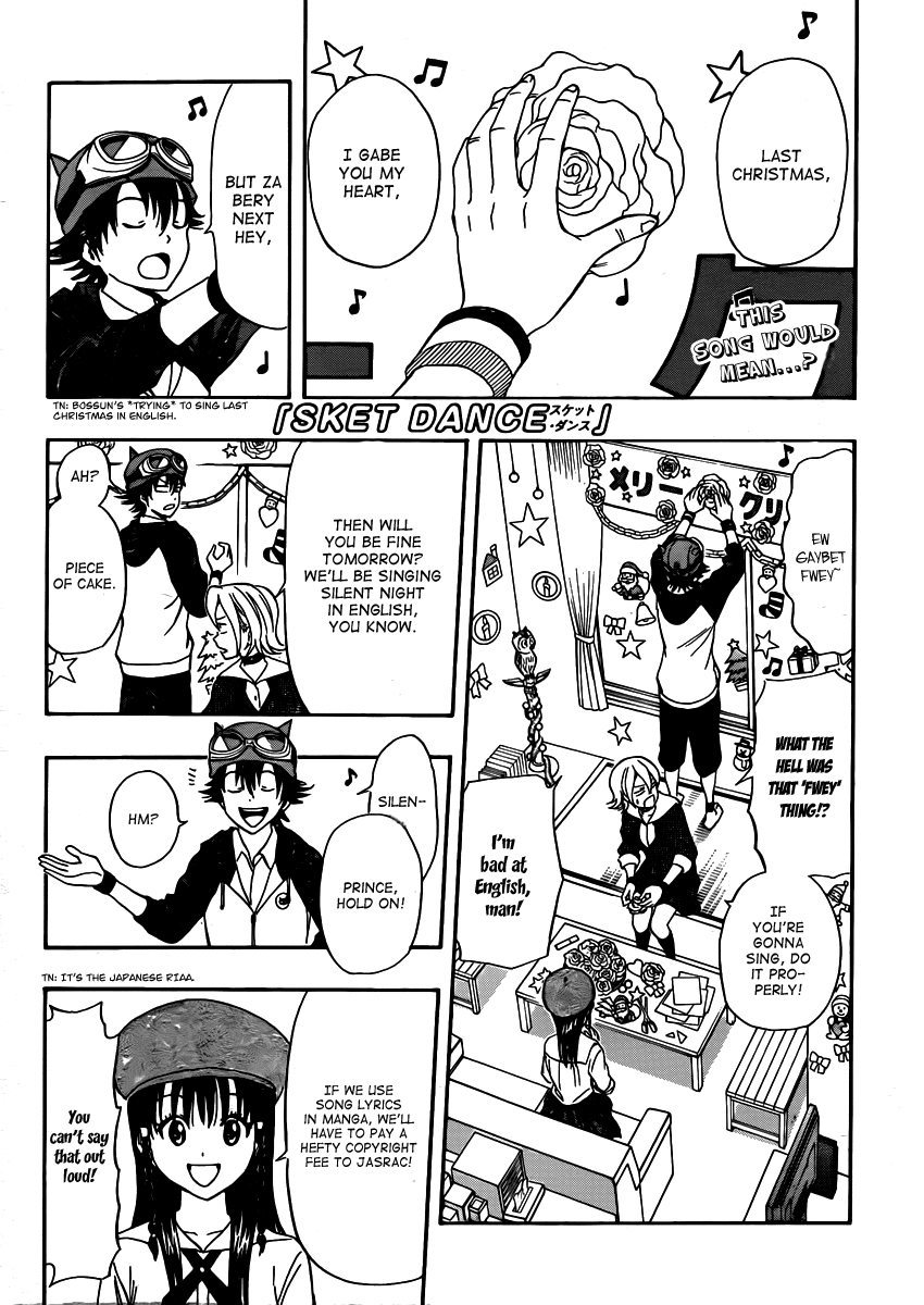 Sket Dance Chapter 170 page 1 - Chapter 170: Christmas Card, Part 1
