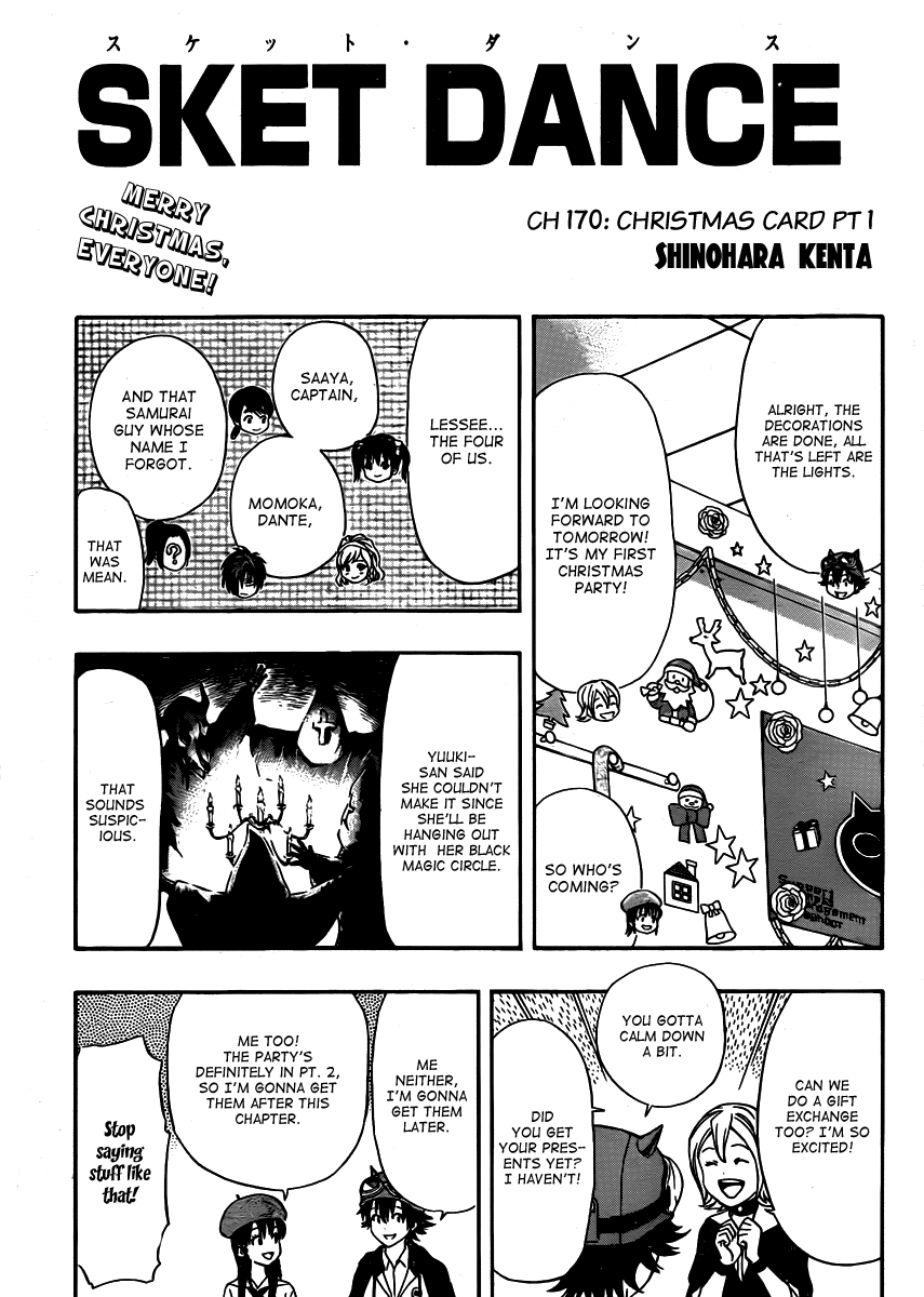 Sket Dance Chapter 170 page 2 - Chapter 170: Christmas Card, Part 1