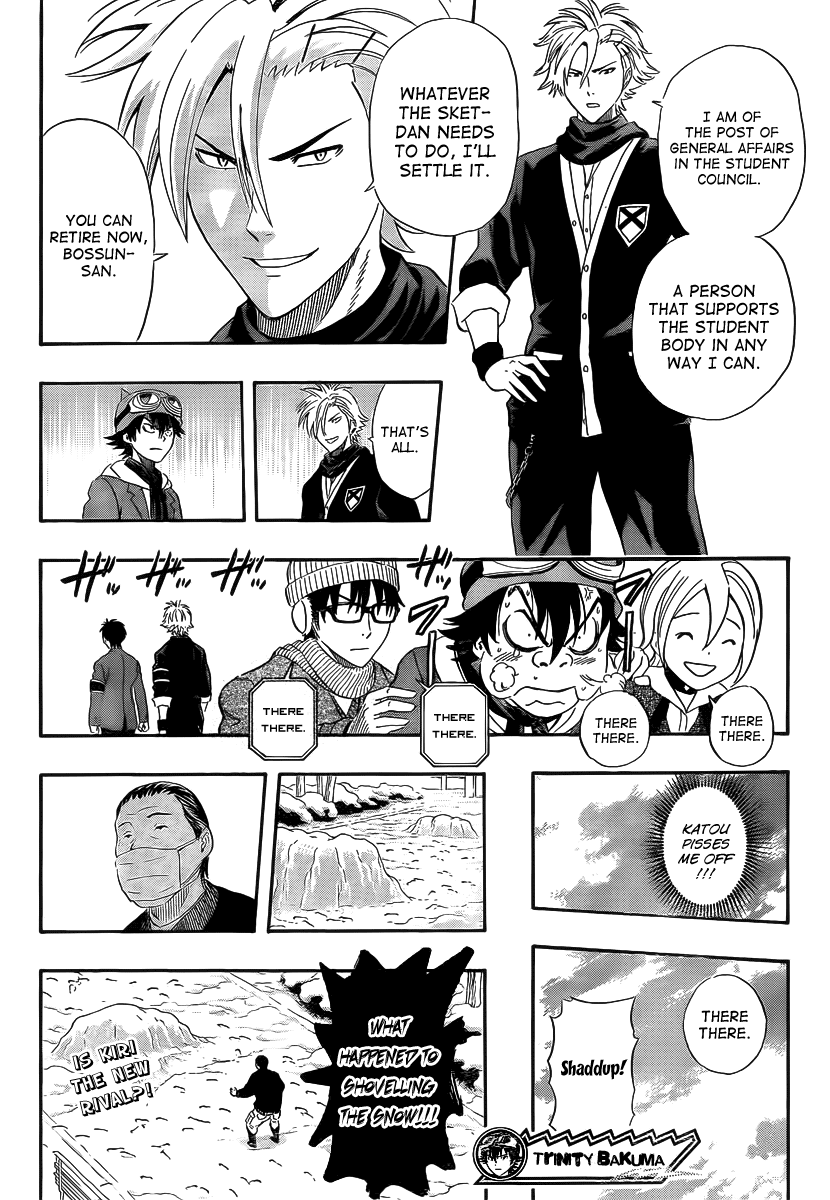 Sket Dance Chapter 183 page 19 - Chapter 183: A Winter Courtyard Battle