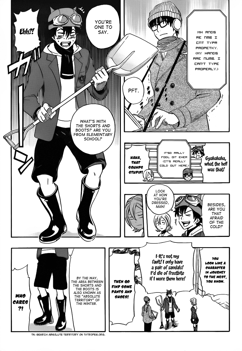 Sket Dance Chapter 183 page 5 - Chapter 183: A Winter Courtyard Battle
