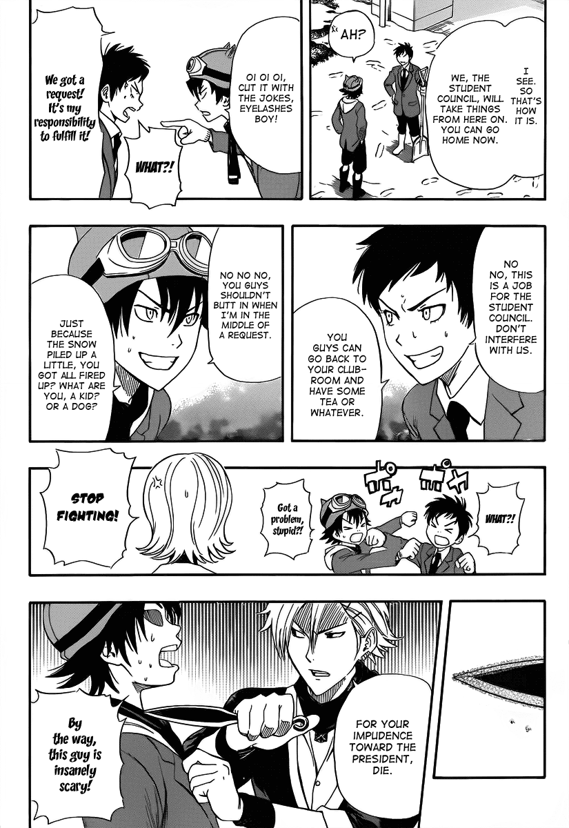 Sket Dance Chapter 183 page 8 - Chapter 183: A Winter Courtyard Battle