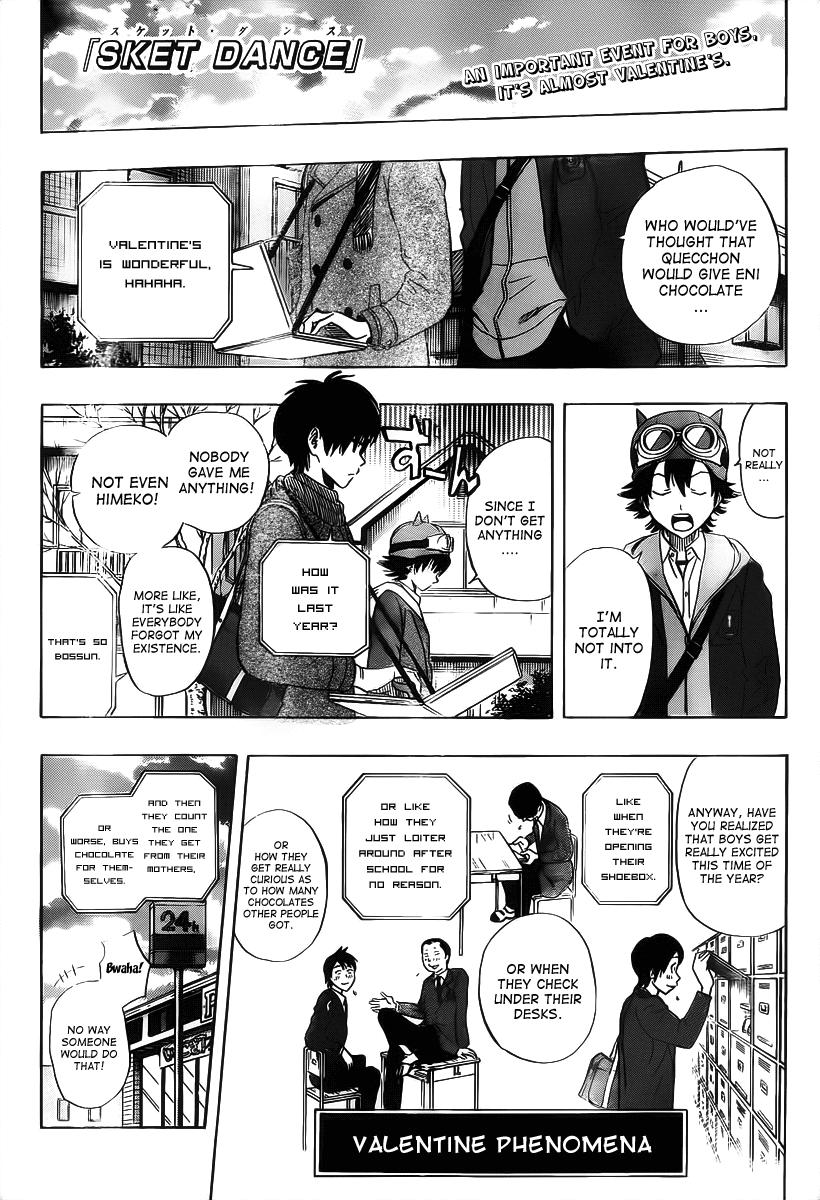 Sket Dance Chapter 186 page 1 - Chapter 186: Valentine's Crisis, Part 1