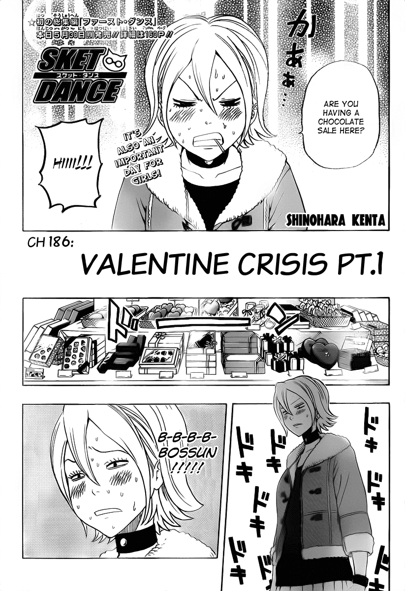 Sket Dance Chapter 186 page 4 - Chapter 186: Valentine's Crisis, Part 1
