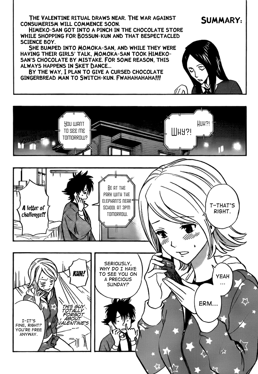Sket Dance Chapter 187 page 1 - Chapter 187: Valentine's Crisis, Part 2