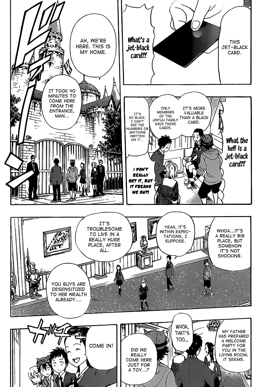 Sket Dance Chapter 196 page 11 - Chapter 196: Paying a Visit to the Unyū Household!