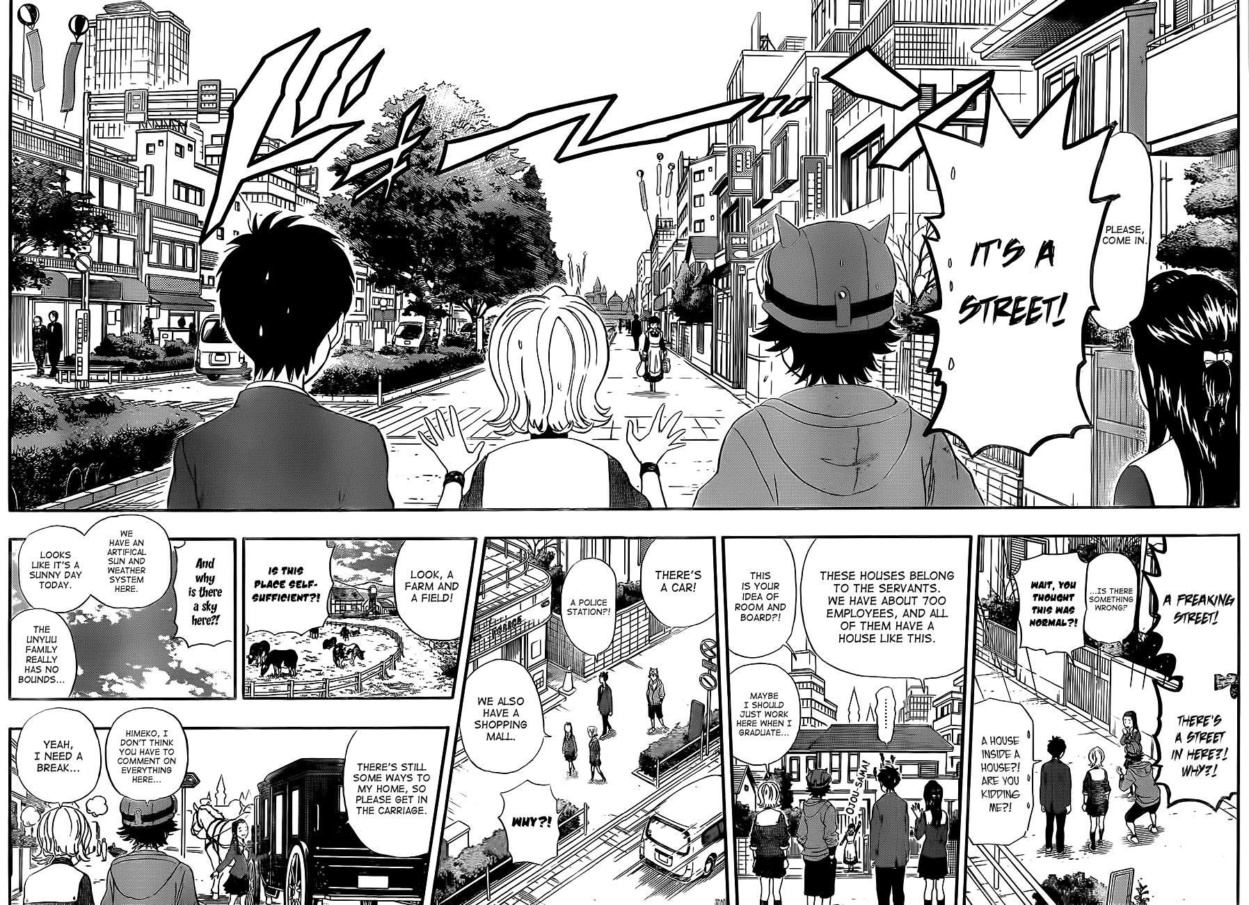 Sket Dance Chapter 196 page 9 - Chapter 196: Paying a Visit to the Unyū Household!