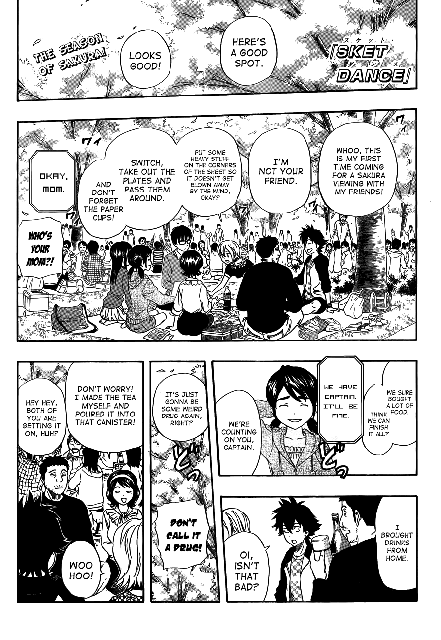 Sket Dance Chapter 209 page 1 - Chapter 209: Falling Blossoms of Confusion