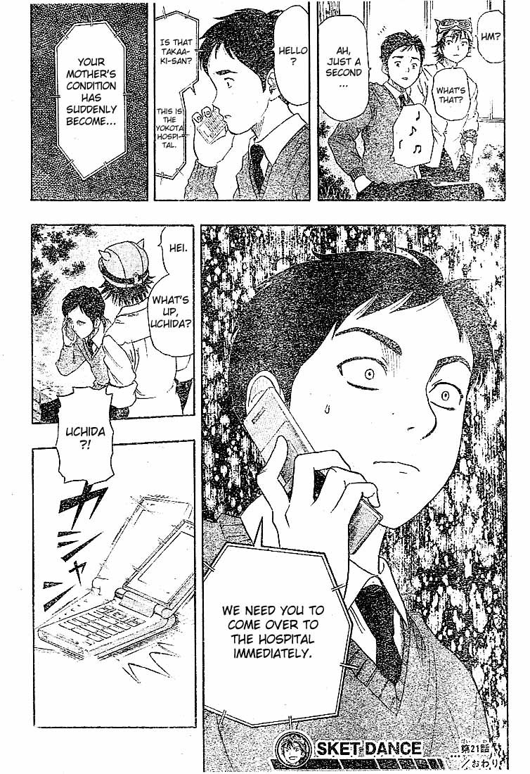 Sket Dance Chapter 21 page 20 - Chapter 21: Producing Uchida
