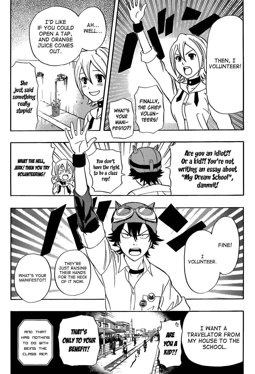 Sket Dance Chapter 211 page 11 - Chapter 211: 3-C's Class Representative Election