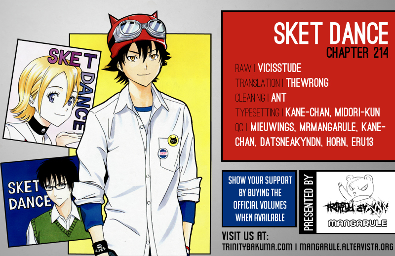 Sket Dance Chapter 214 page 20 - Chapter 214: Cheeky Rookie, Part 2