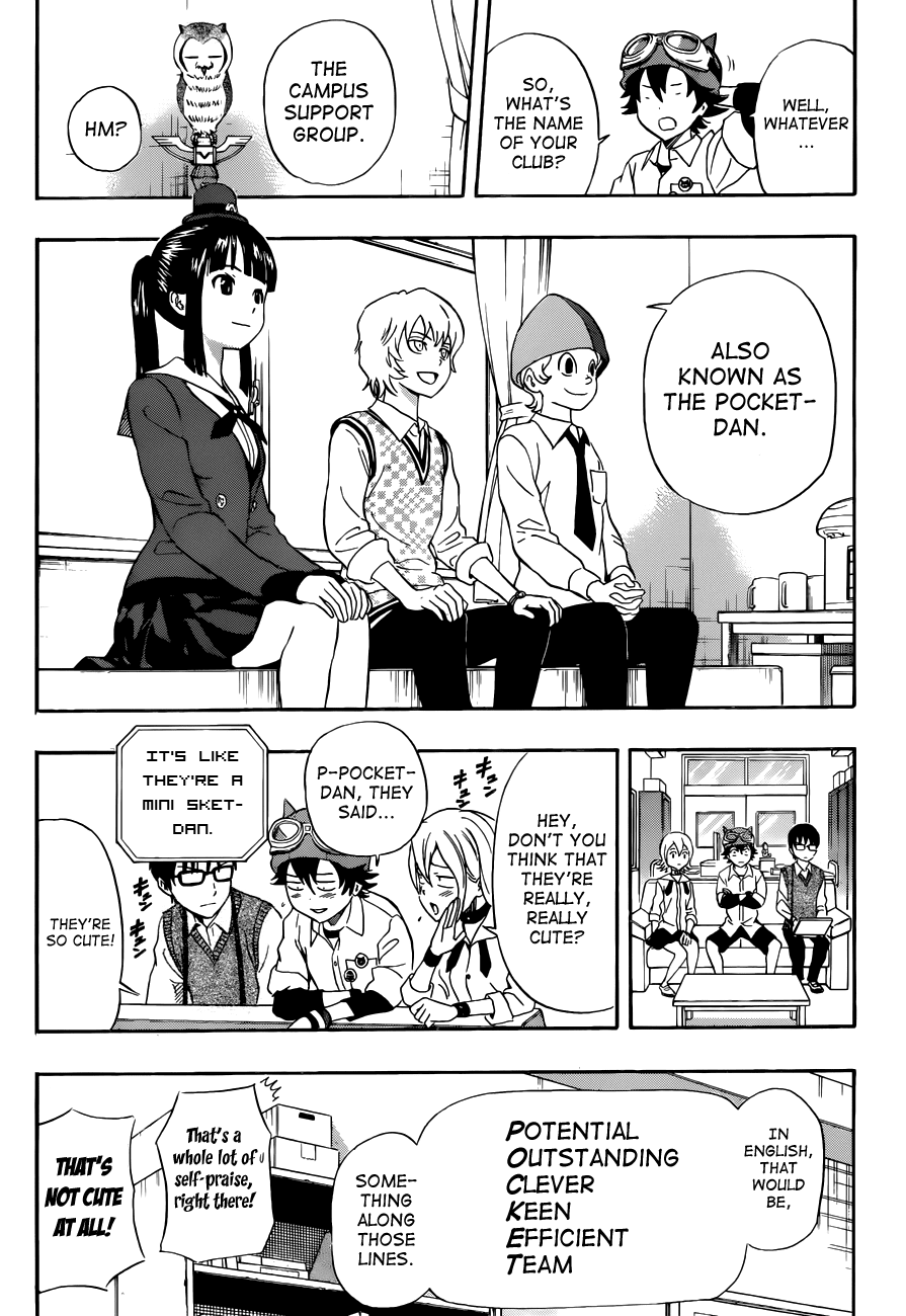 Sket Dance Chapter 215 page 18 - Chapter 215: Cheeky Rookie, Part 3