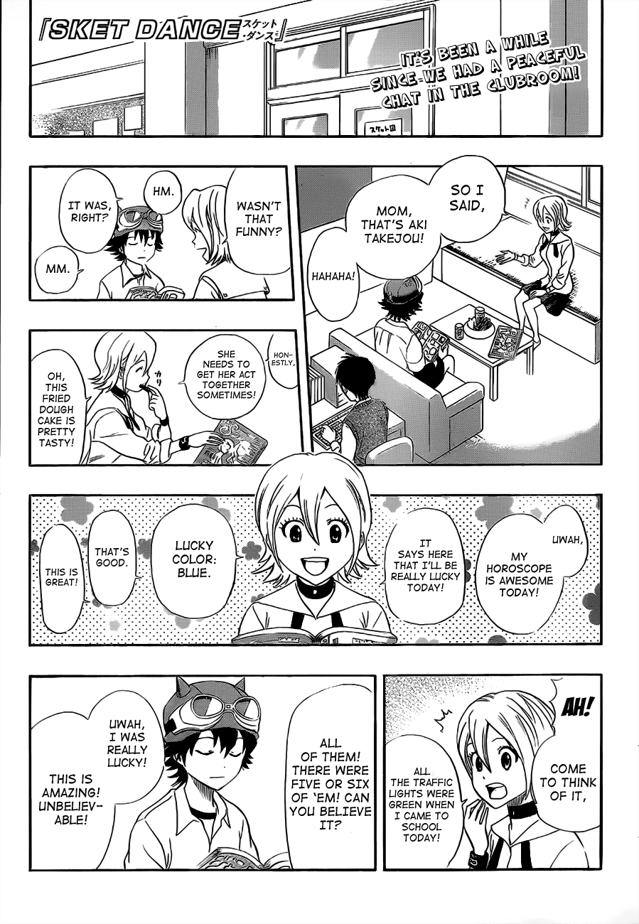 Sket Dance Chapter 216 page 1 - Chapter 216: Nakatani-san from Class A