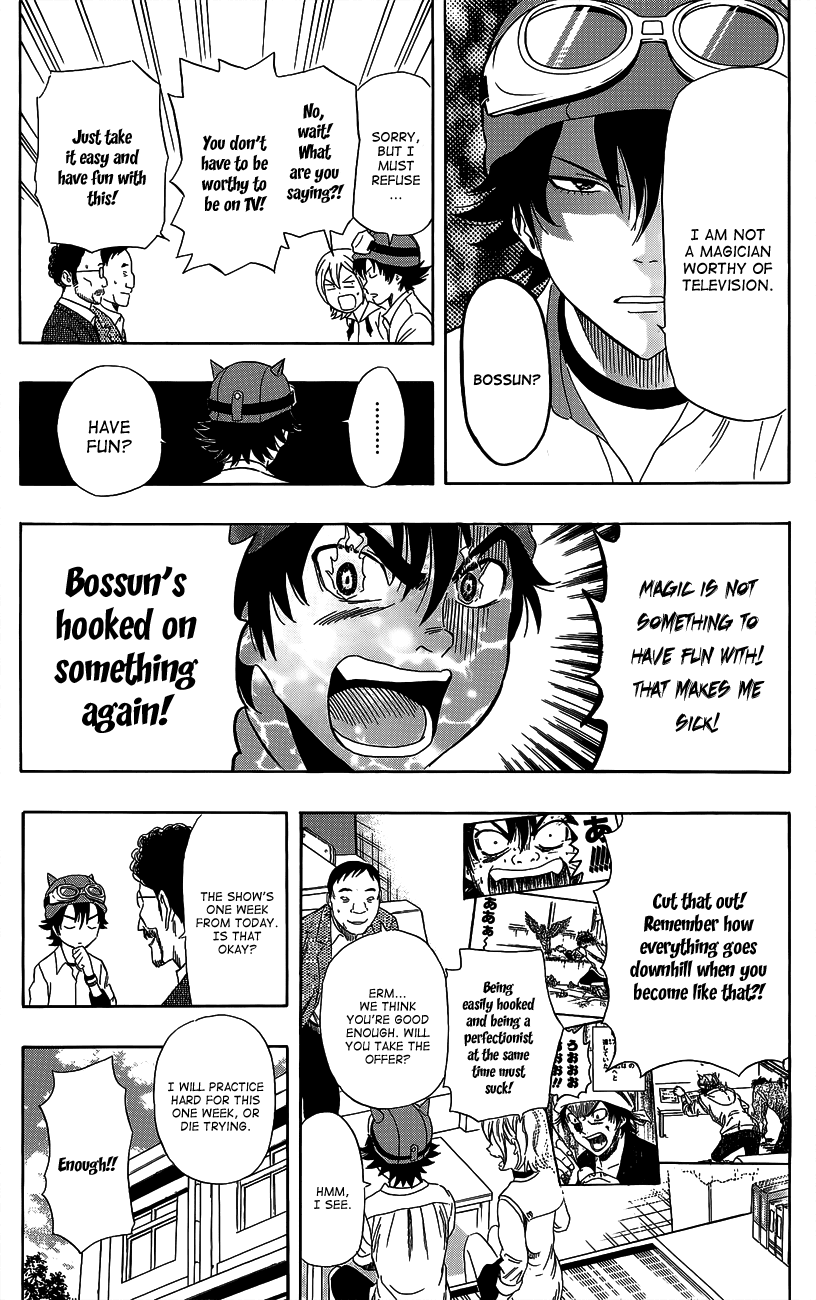 Sket Dance Chapter 233 page 12 - Chapter 233: Milk Fujisaki Magic Show