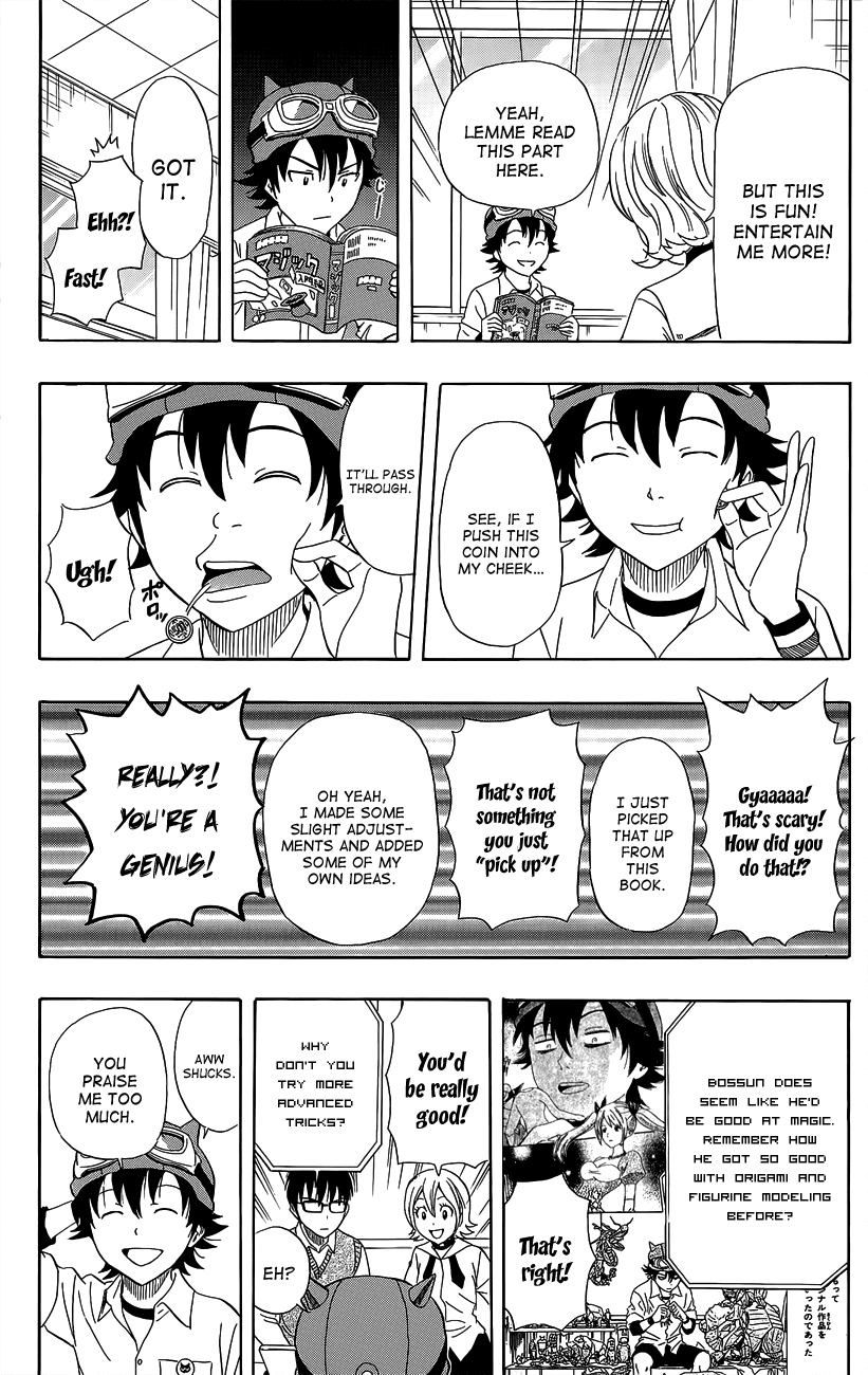 Sket Dance Chapter 233 page 4 - Chapter 233: Milk Fujisaki Magic Show