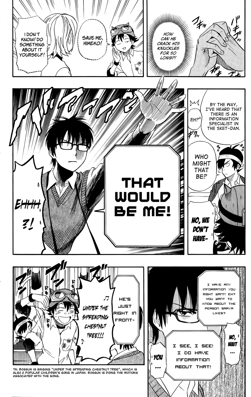 Sket Dance Chapter 237 page 12 - Chapter 237: The Agata Saaya Fanclub