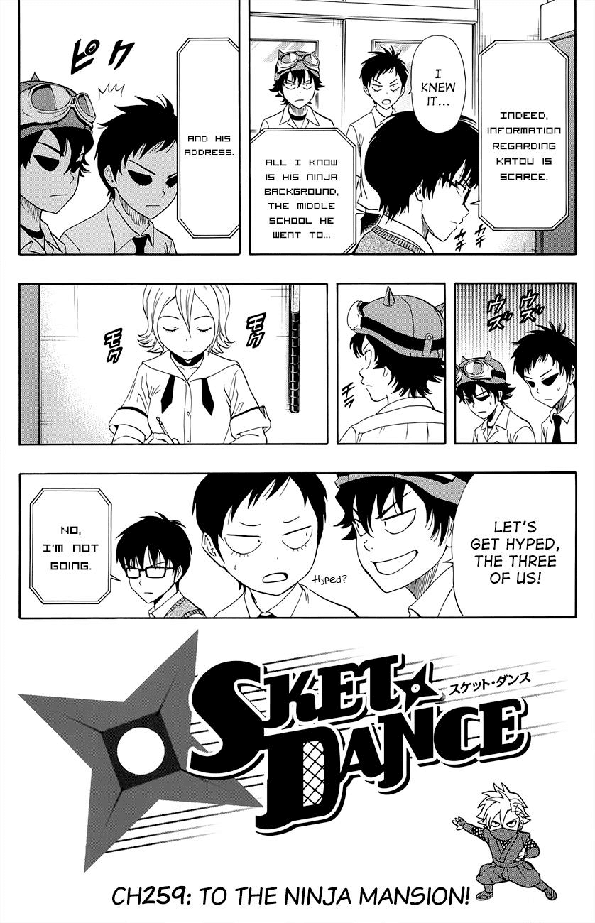 Sket Dance Chapter 259 page 3 - Chapter 259: Let's Go to The Ninja's House!