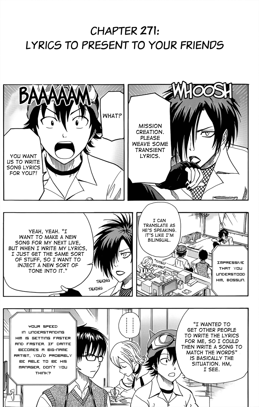 Sket Dance Chapter 271 page 11 - Chapter 271: Lyric Dedicated to A Friend