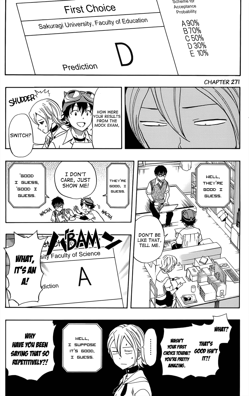 Sket Dance Chapter 271 page 9 - Chapter 271: Lyric Dedicated to A Friend