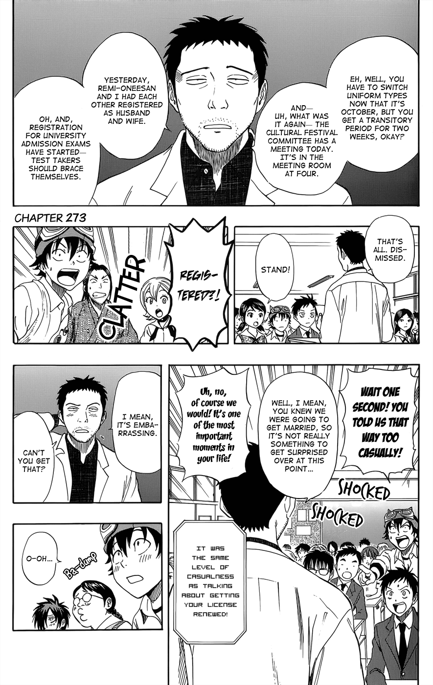 Sket Dance Chapter 273 page 1 - Chapter 273: Classroom Wedding