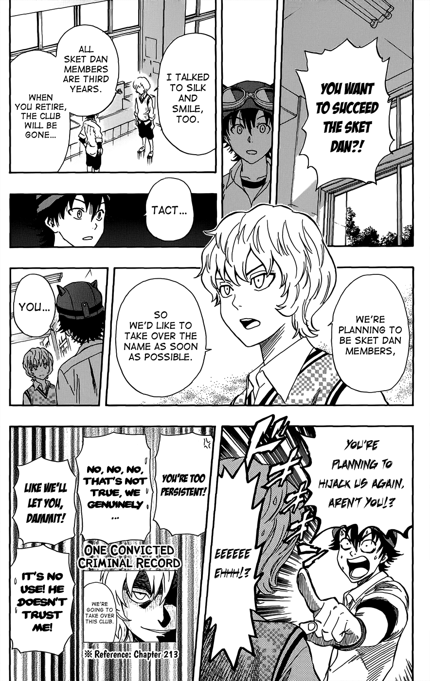 Sket Dance Chapter 278 page 3 - Chapter 278: Inherit The Twin Stars, Part 1