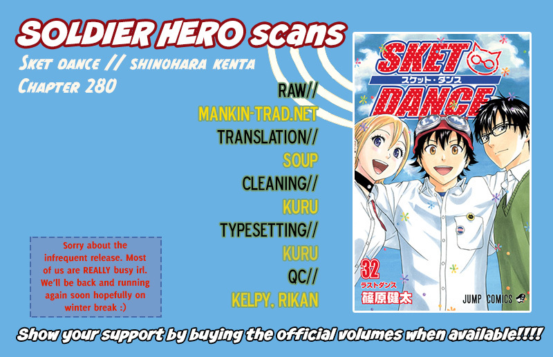 Sket Dance Chapter 280 page 1 - Chapter 280: Last Dance (1)