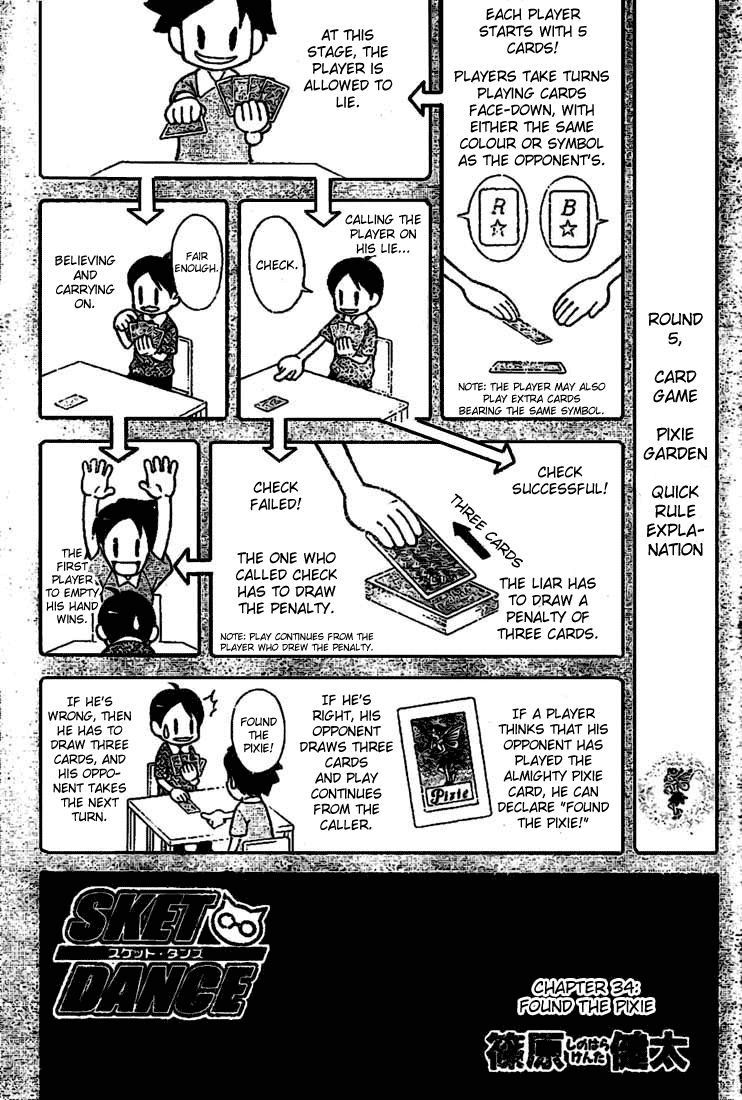 Sket Dance Chapter 34 page 1 - Chapter 34: Found the Pixie