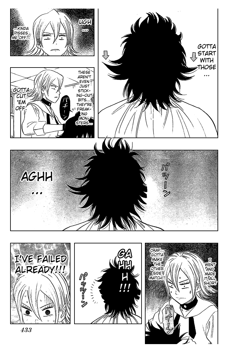 Sket Dance Chapter 46 page 7 - Chapter 46: 100 Hairstyles in the Club Room