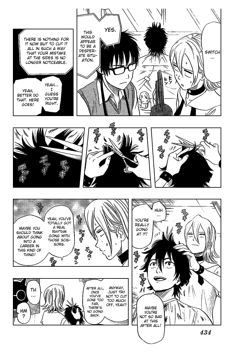 Sket Dance Chapter 46 page 8 - Chapter 46: 100 Hairstyles in the Club Room