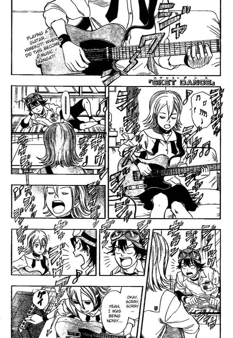 Sket Dance Chapter 49 page 1 - Chapter 49: Kaimei Rock Festival