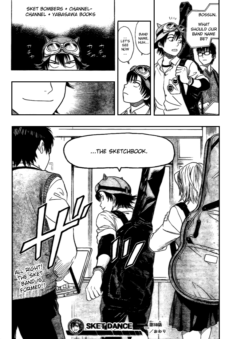 Sket Dance Chapter 50 page 19 - Chapter 50: Sketchbook