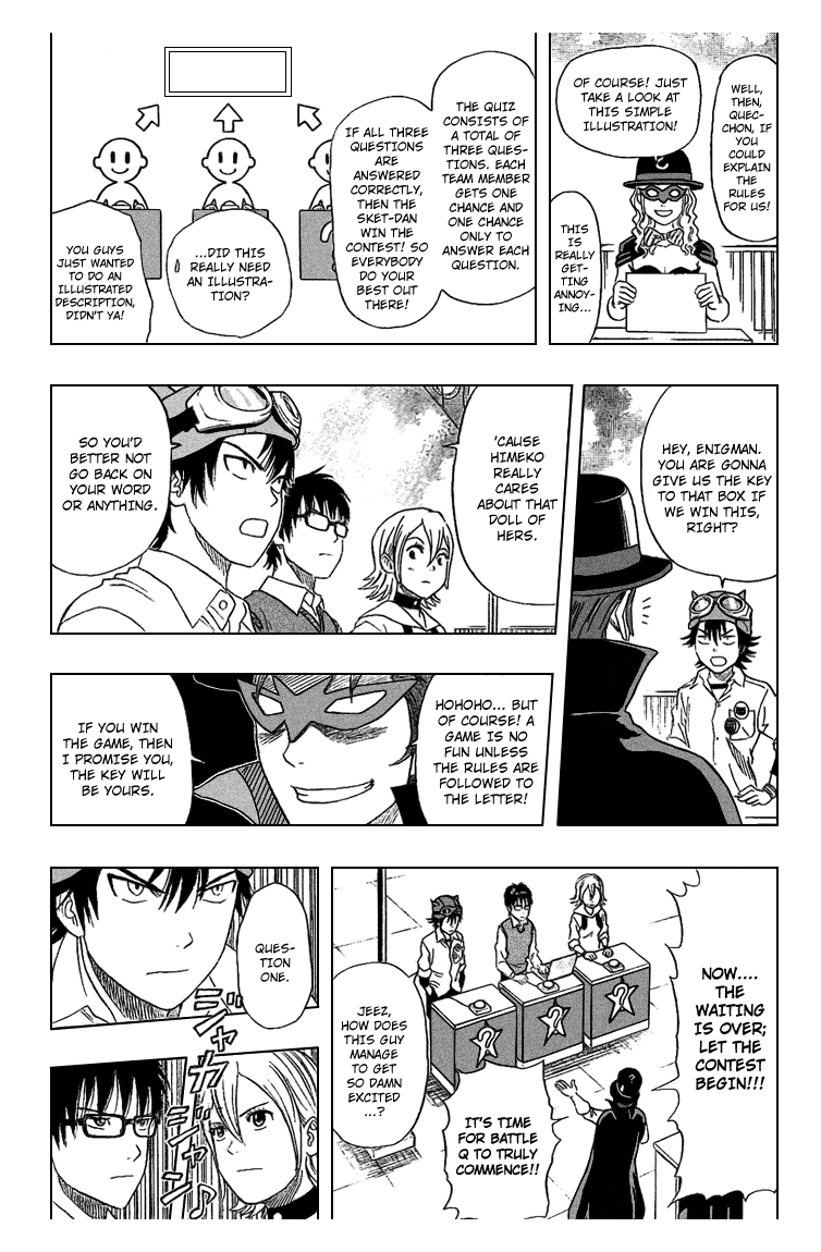 Sket Dance Chapter 53 page 8 - Chapter 53: Quiz Warrior Enigman