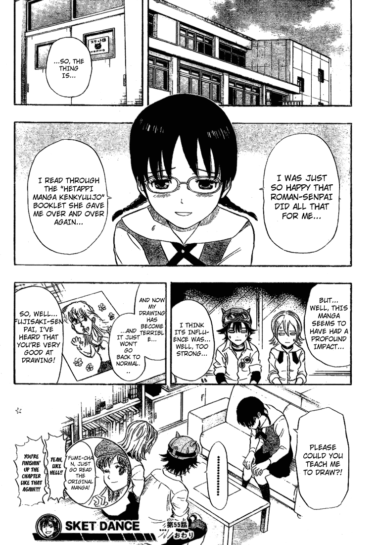 Sket Dance Chapter 55 page 19 - Chapter 55: Hetappi Manga Kenkyūjo R